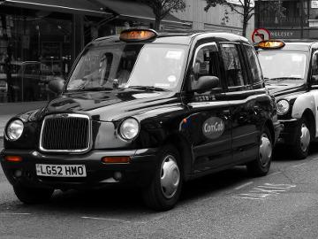 londyńskie taksówki